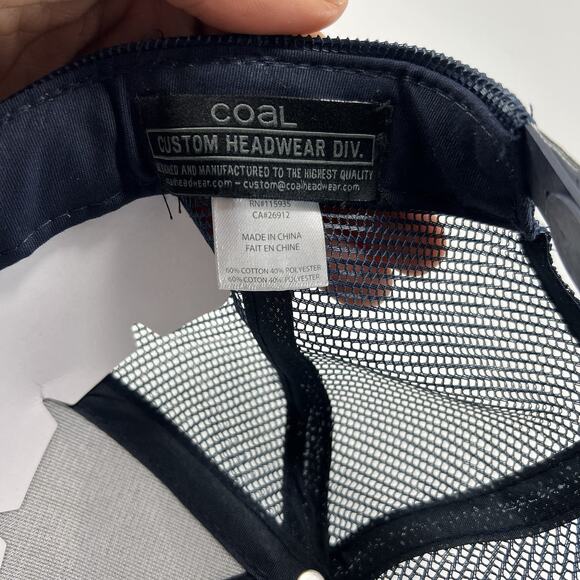 Coal Headwear Hat Trucker Mesh SnapBack Jackson Hole, Wyoming NWT Blue - Picture 4 of 10